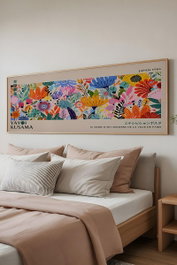 Wallity Pintura Decorativa Enmarcada Multicolor 50 x 120 cm